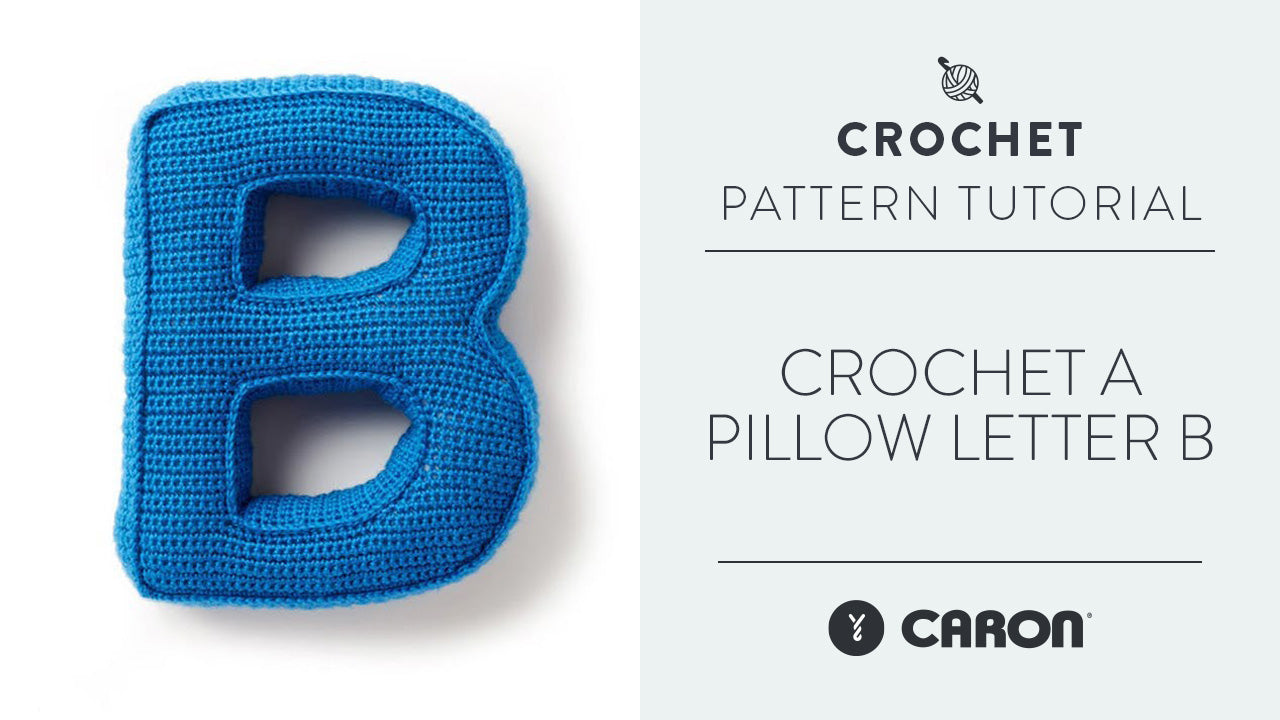 Image of Crochet A Pillow Letter B thumbnail