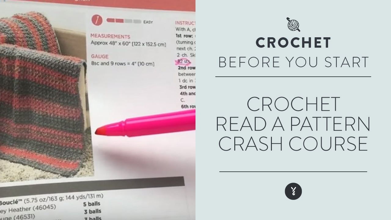 Image of Crochet: Read a Pattern Crash Course thumbnail