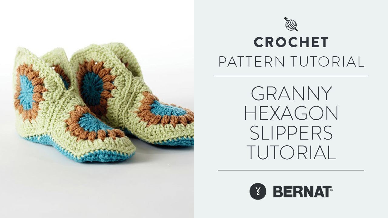 Image of Granny Hexagon Slippers Tutorial thumbnail