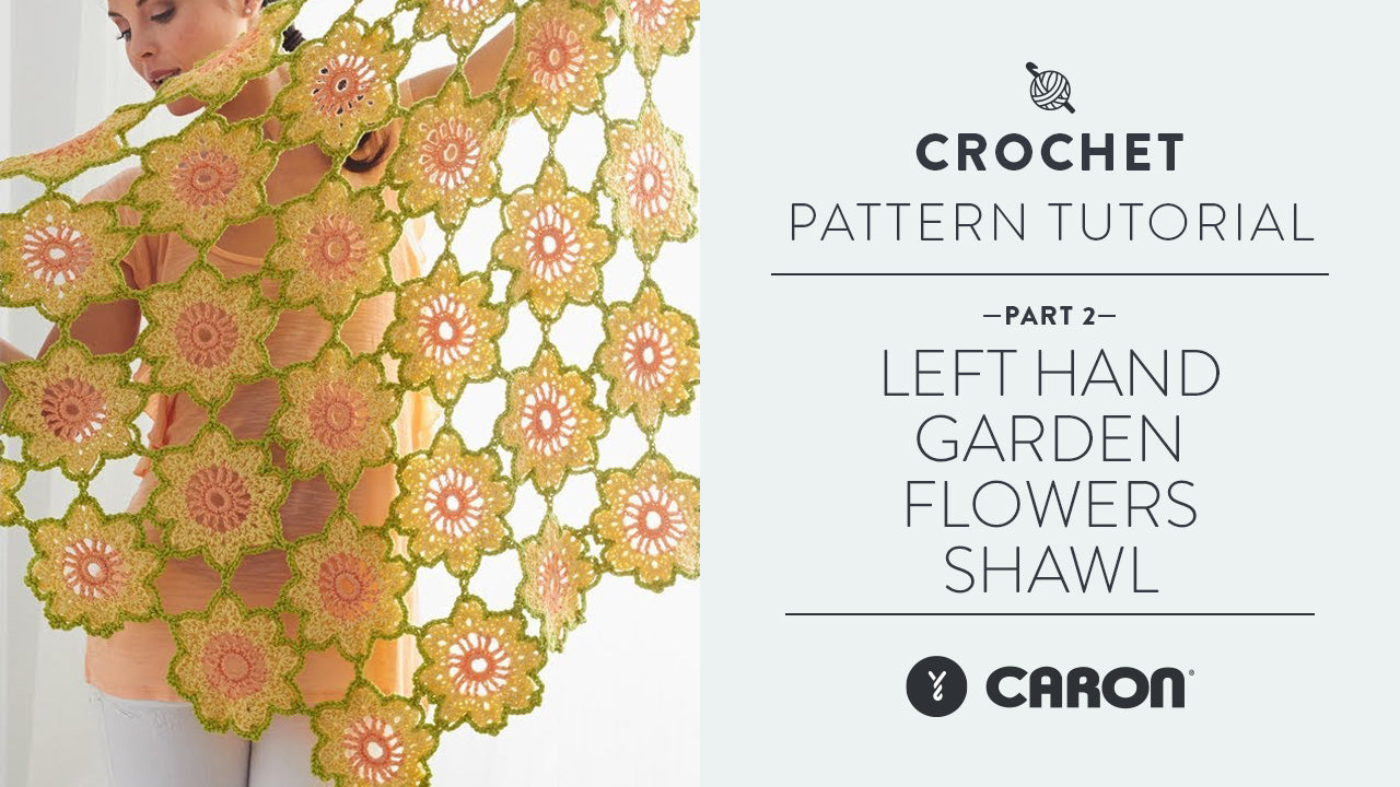 Image of Left Hand: Garden Flowers Shawl: Part 2 of 2 thumbnail