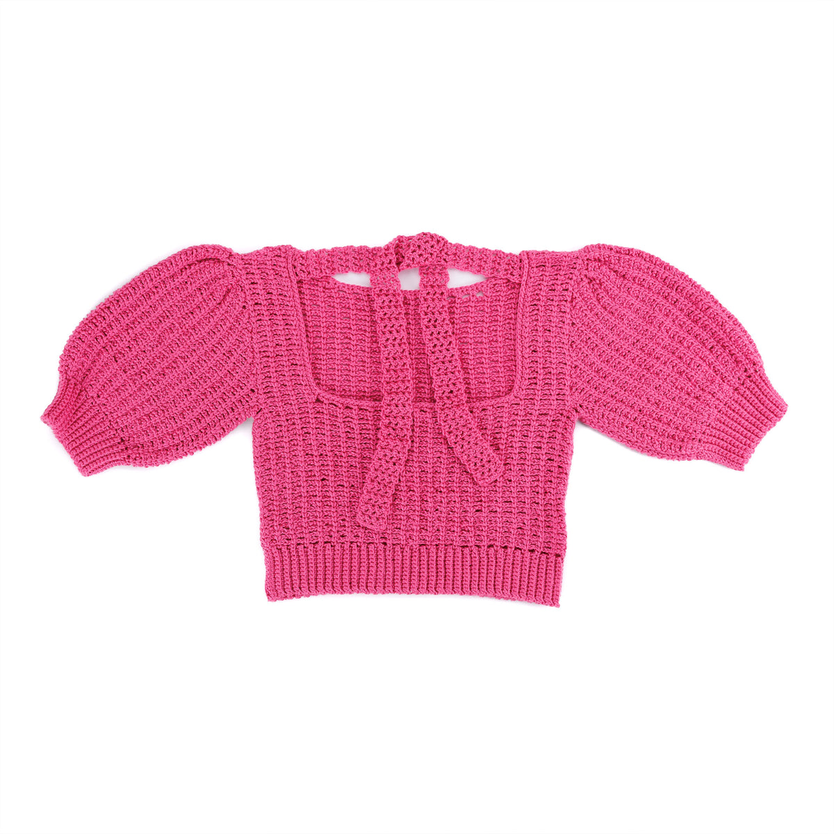 Fairy-Tale Crochet Top made using Bernat yarn
