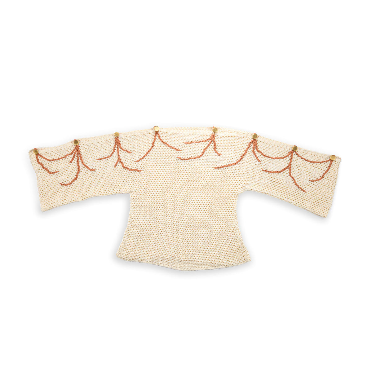 Crochet Grecian Top made using Bernat yarn in a styled lifestyle setting