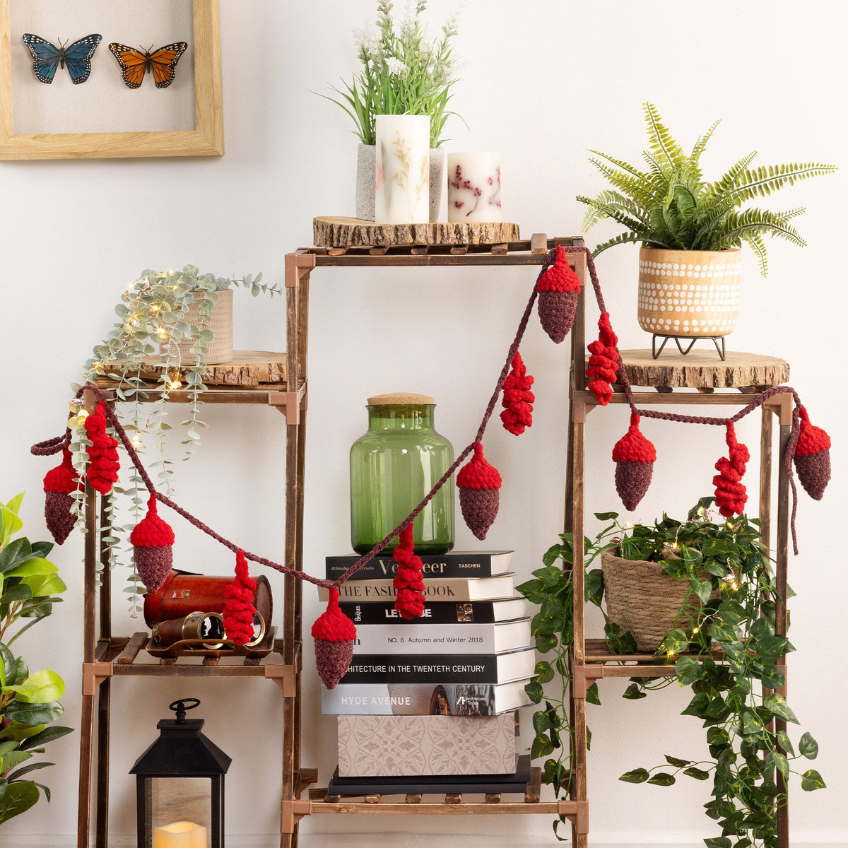 Crochet Garland made in Bernat Yarn