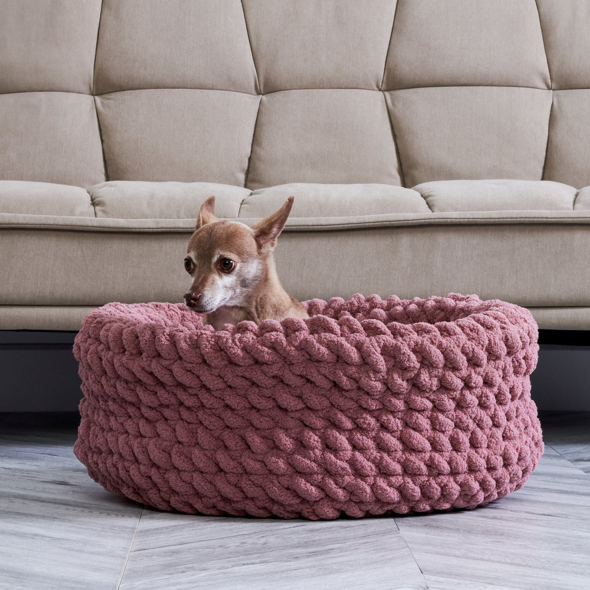 Crochet Nest made in Bernat Yarn