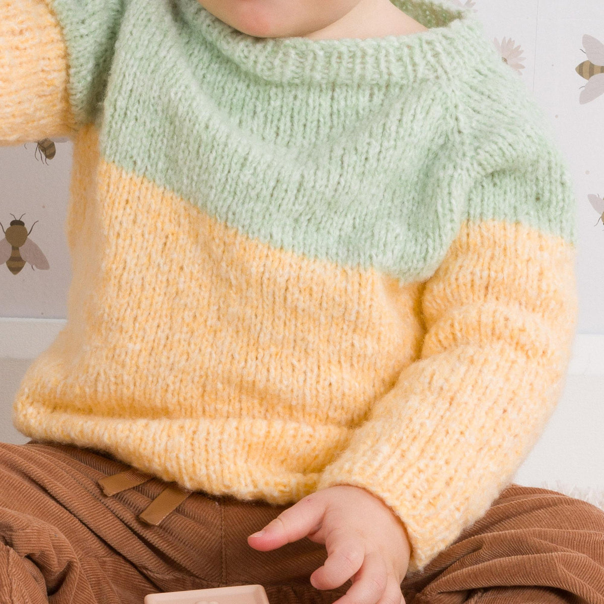 Knit Pullover made in Bernat Yarn