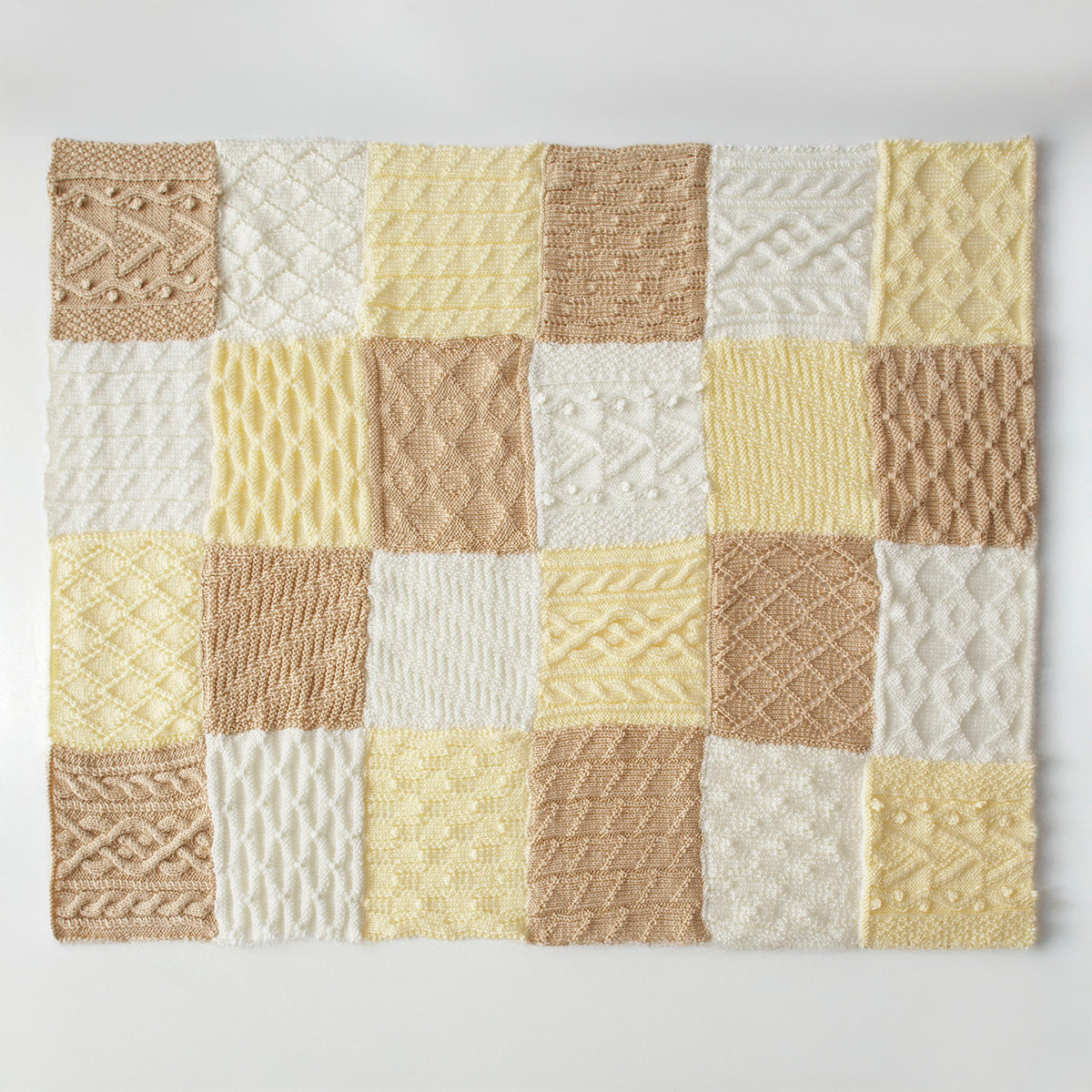 Mystery Afghan Knit-Along made using Bernat yarn