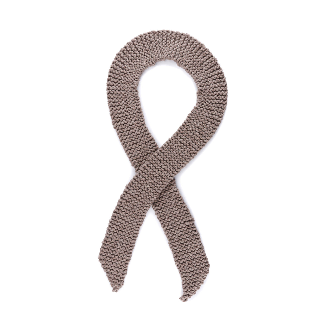 Edgepoint Knit Scarf made using Bernat yarn