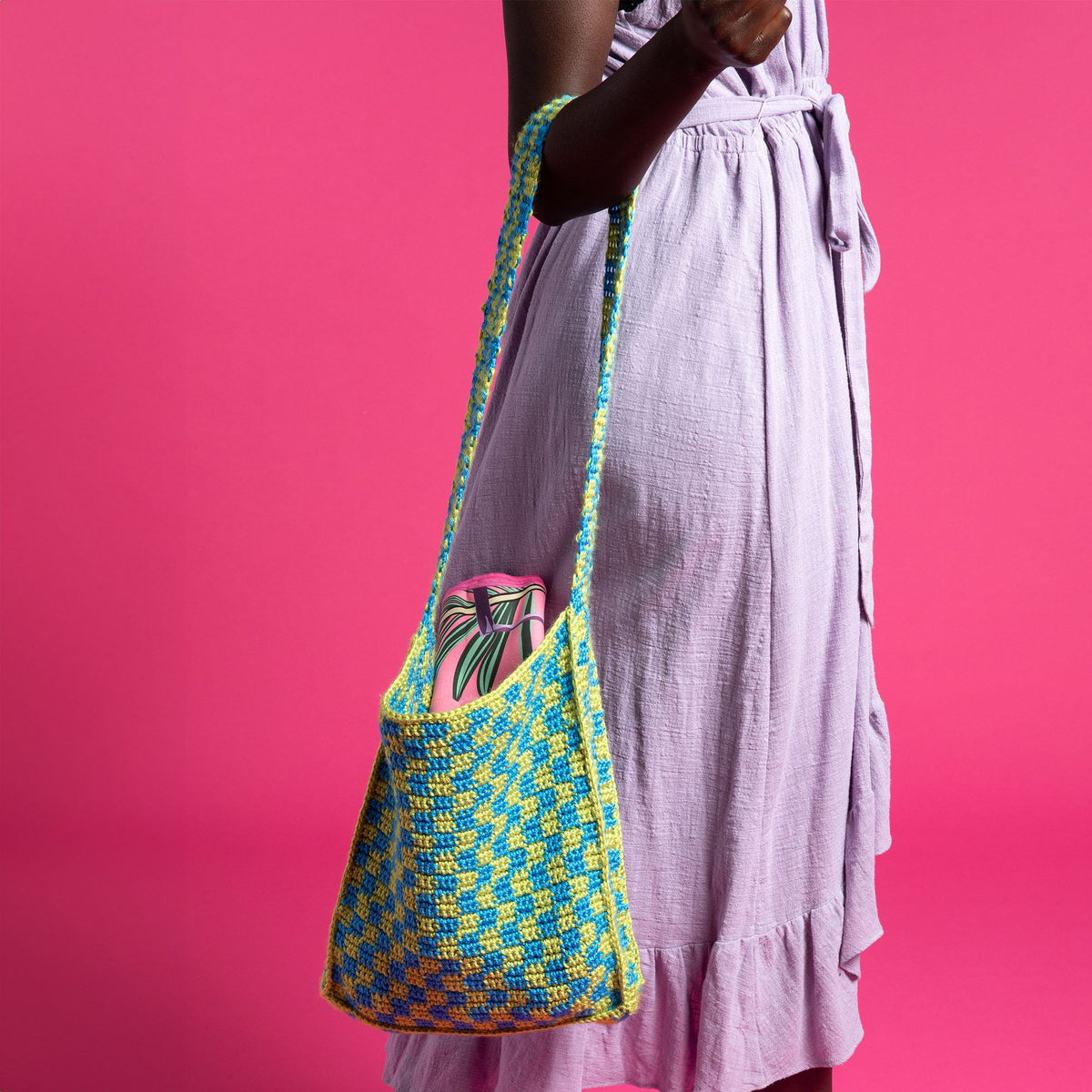 Crochet Bag made in Caron Simply Soft Yarn