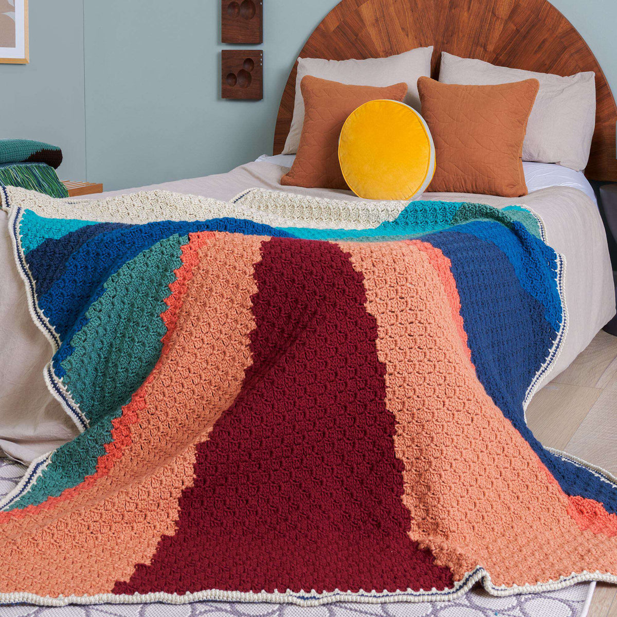 Crochet made in Caron One Pound yarn