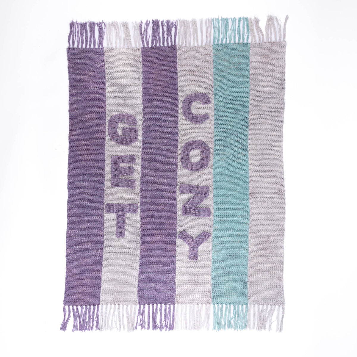 Make It Personal Crochet Letters made using Caron yarn