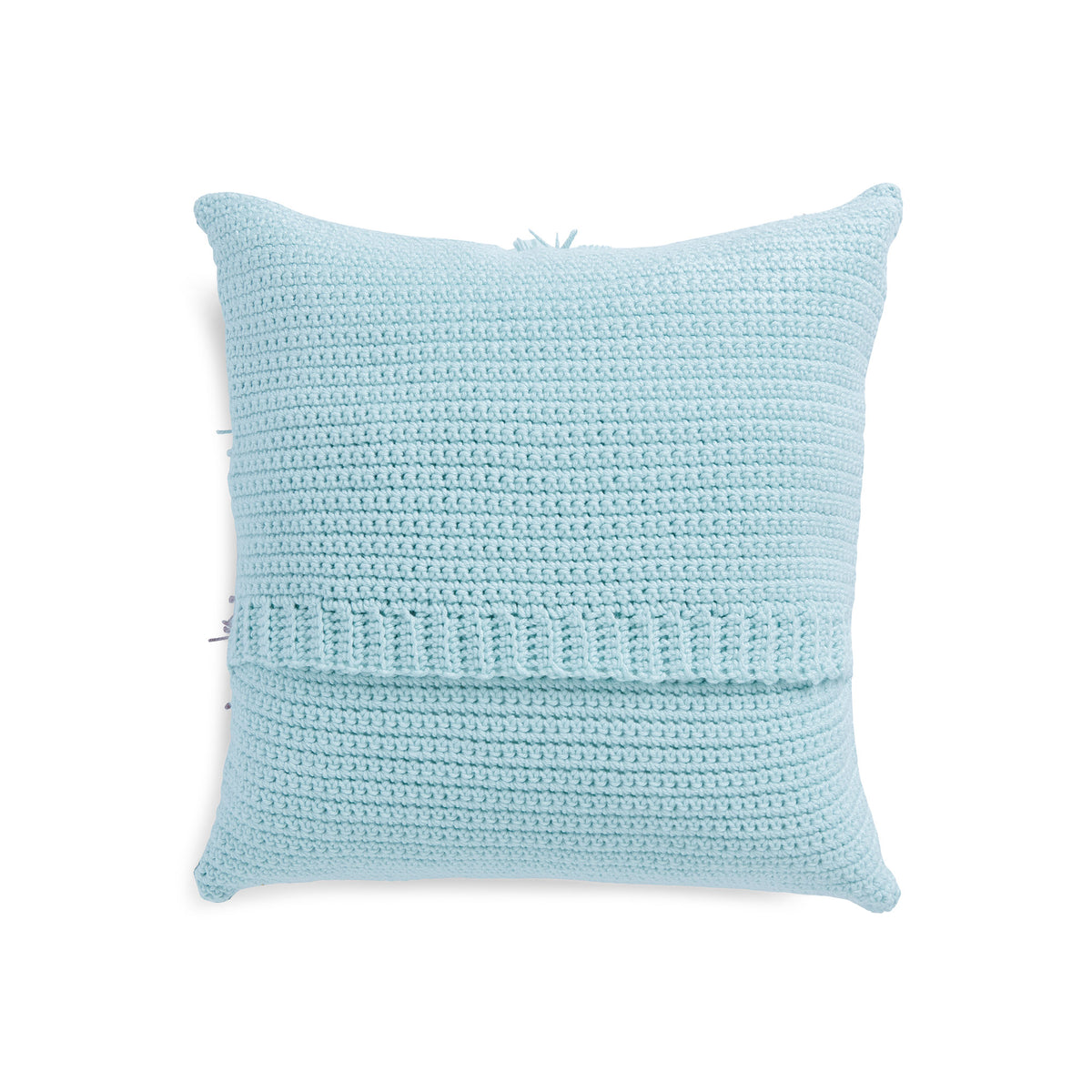 Crochet Pillow made in Caron One Pound Yarn