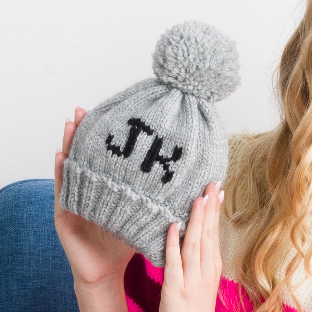 Crochet Alphabet made using Caron yarn