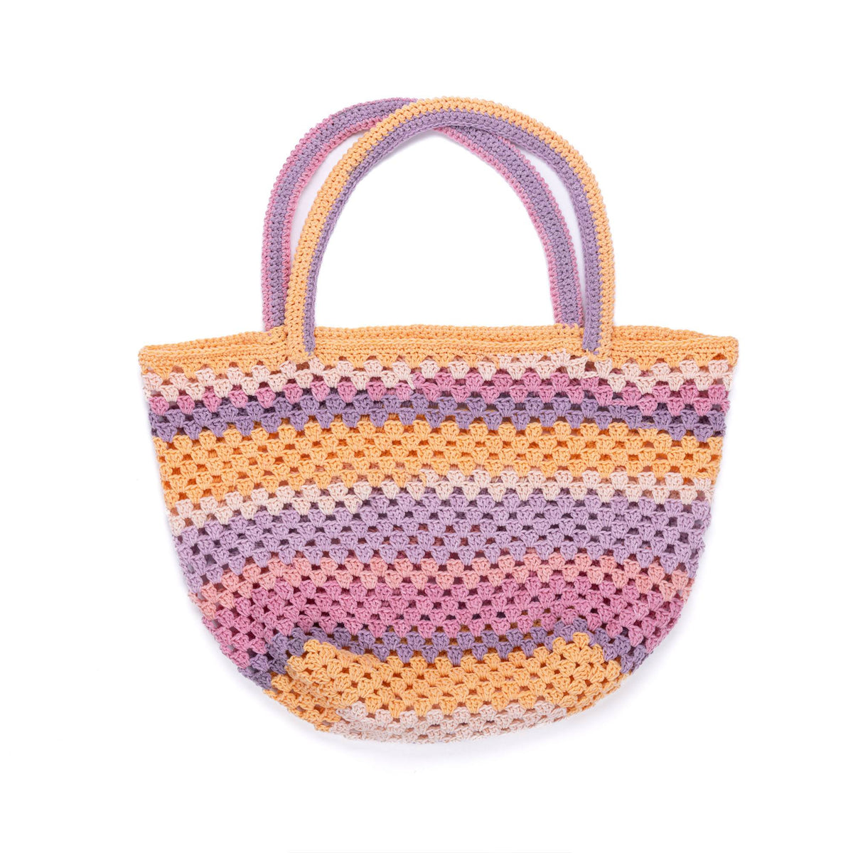 Crochet Summer Bag Set made using Caron yarn
