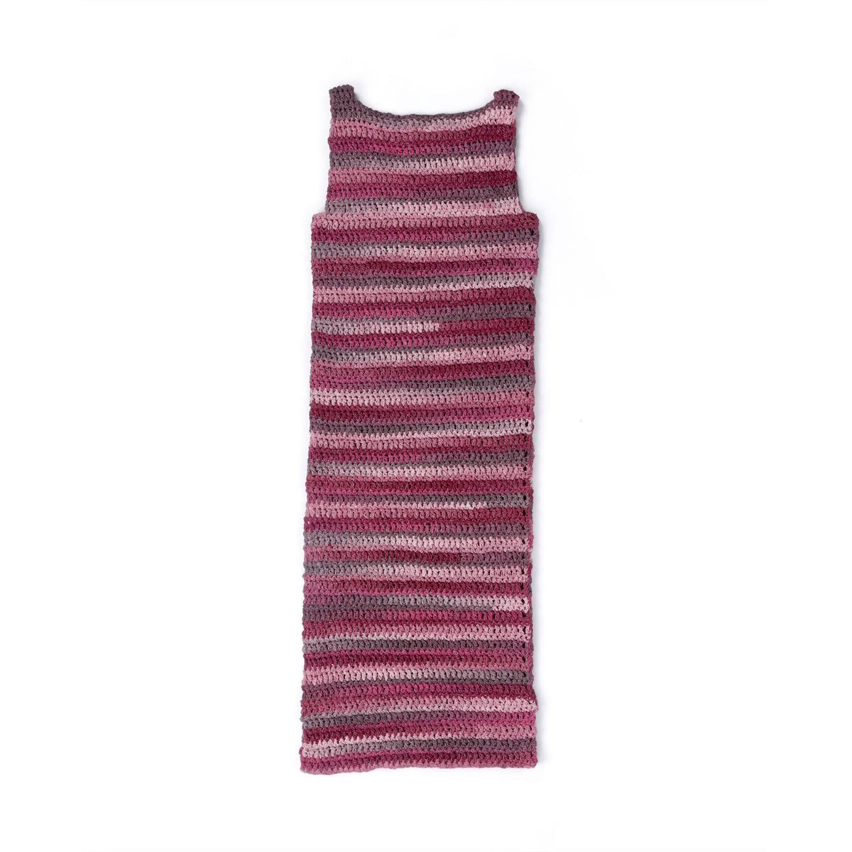 Crochet Beginner Shift Dress made using Caron yarn