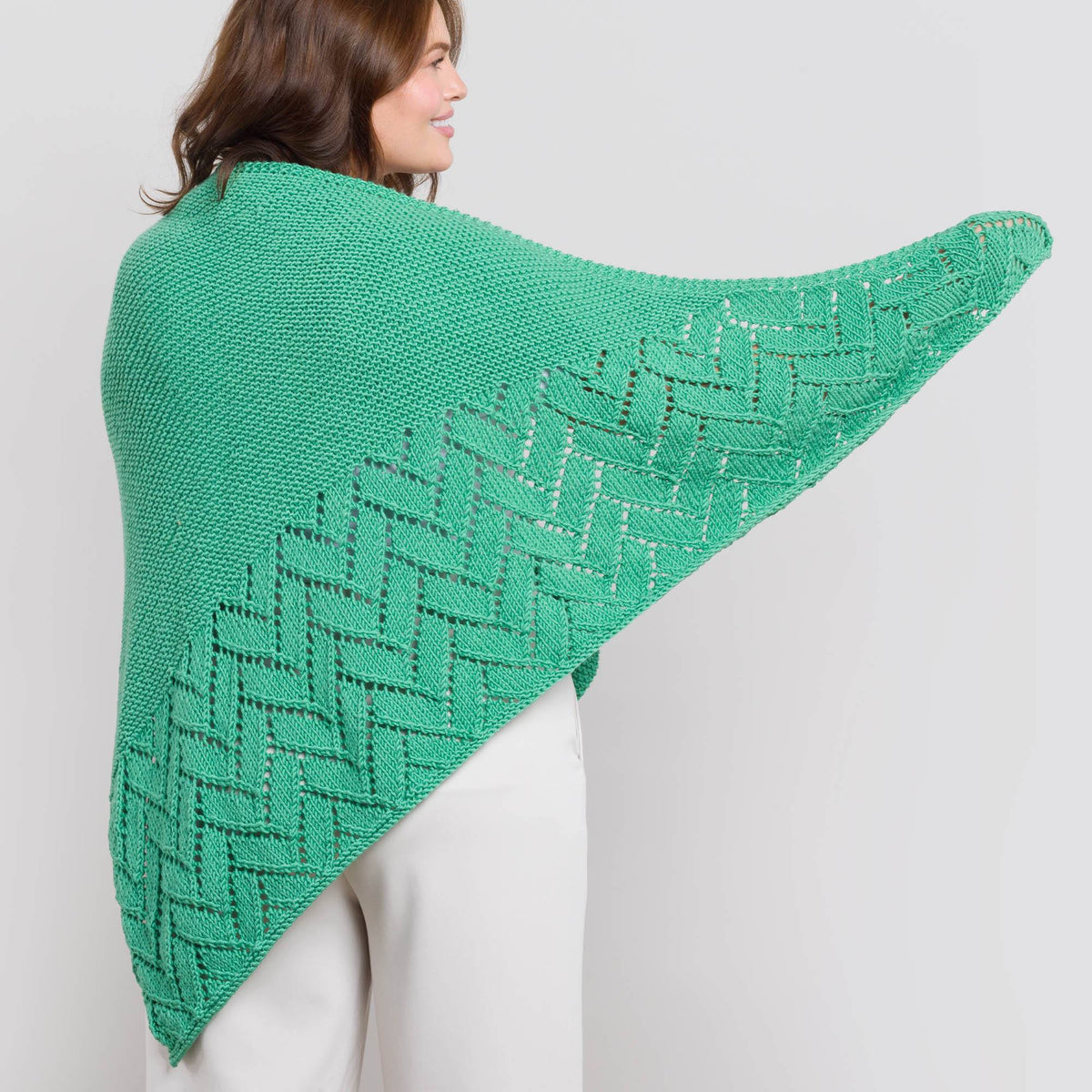 Luxurious Knit Shawl made using Caron yarn