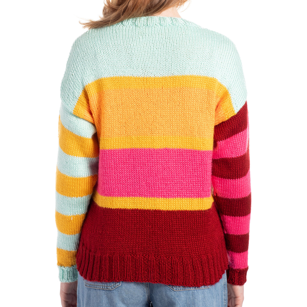 Knit Sweater made in Caron Yarn