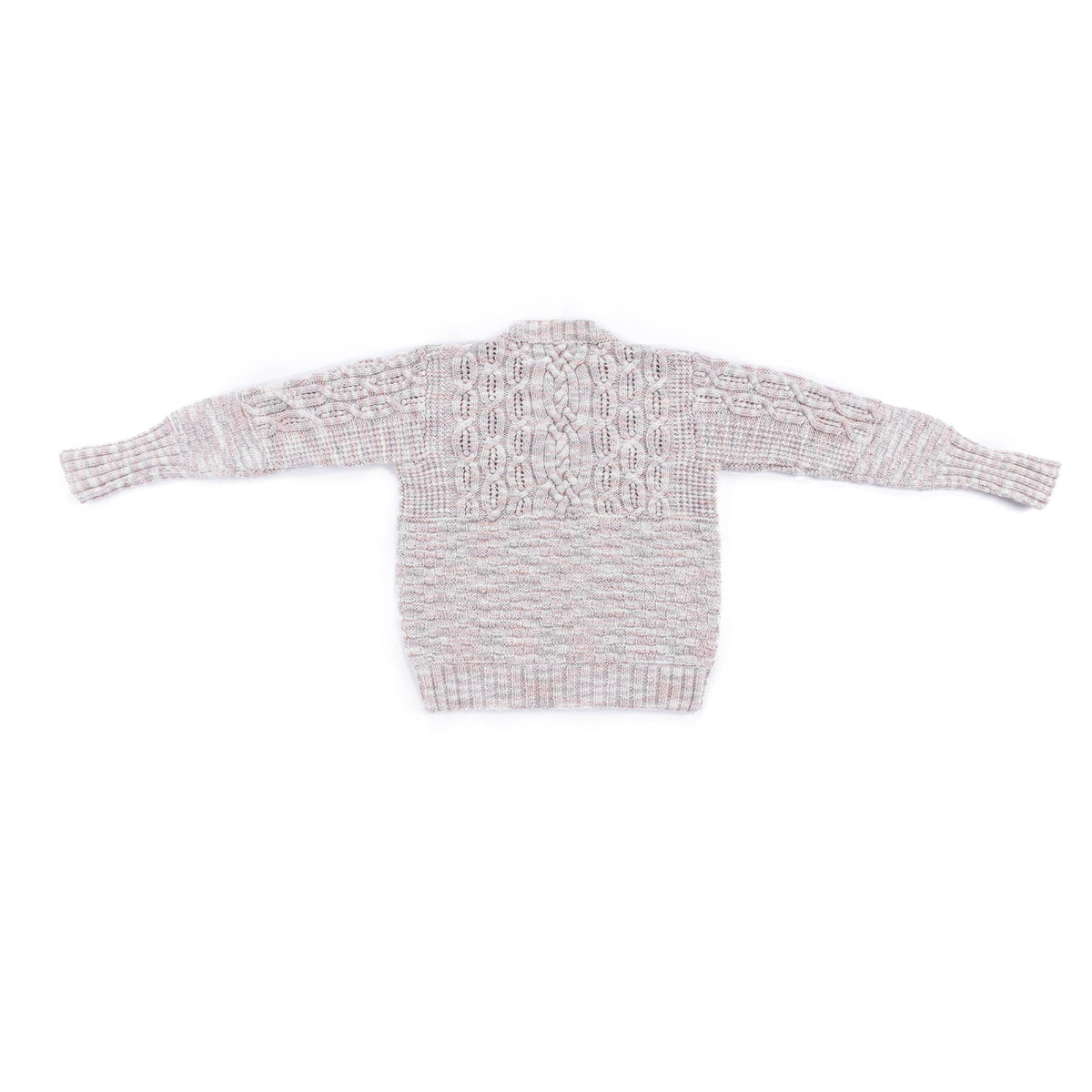 Gayle'S Cables Knit Pullover made using Caron yarn