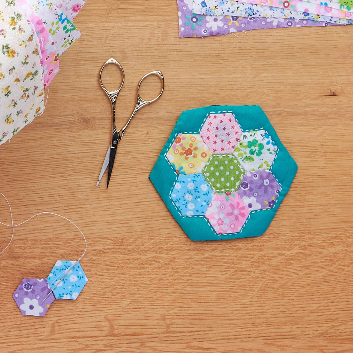 Sewing Coaster made in Coats & Clark Dual Duty XP Thread