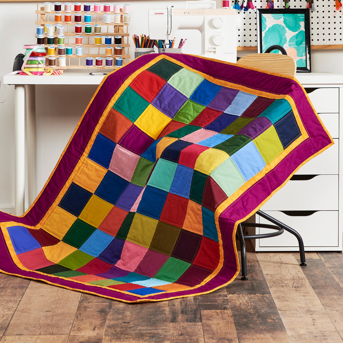 Sewing Basic Square made in Coats & Clark Thread