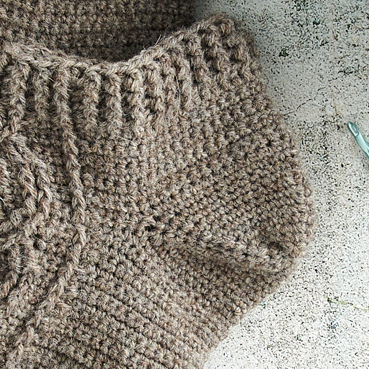 Toe-Up Cabled Crochet Socks made using Patons yarn