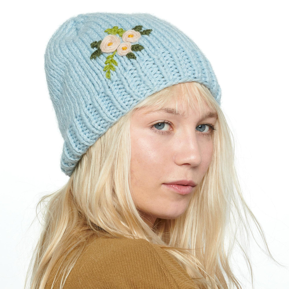 Knit Hat made in Patons Highland Bulky Yarn
