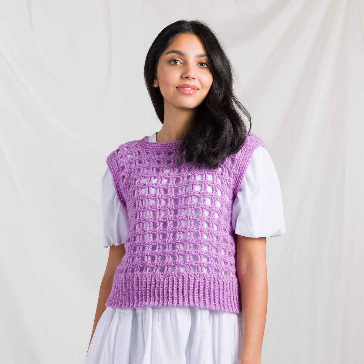 Crochet Top made in Red Heart Yarn