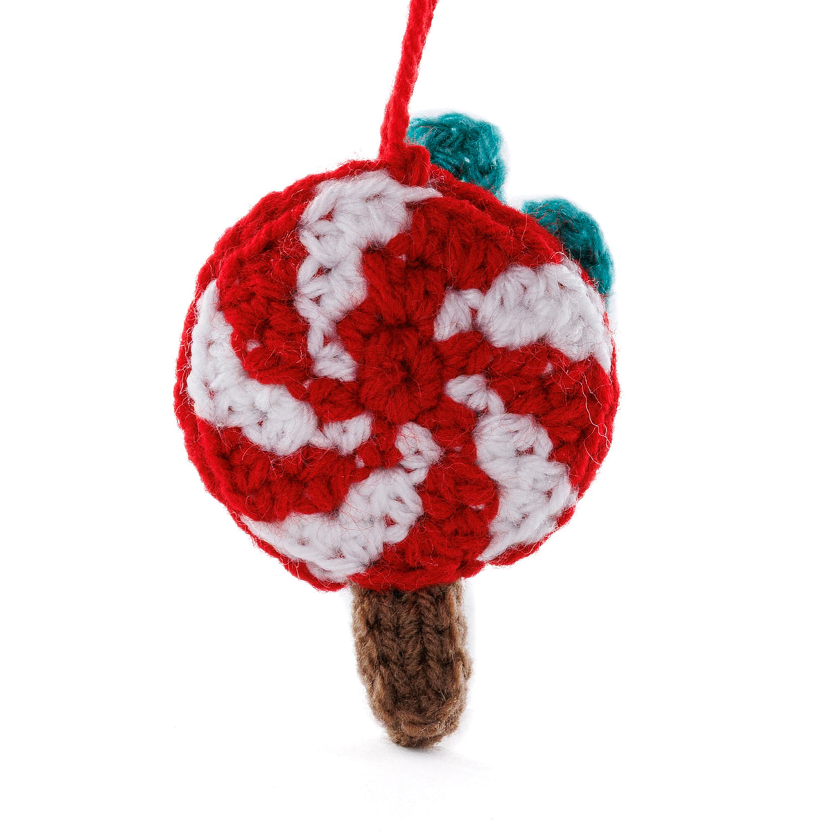 Crochet Lolly Amigurumi made using Red Heart yarn