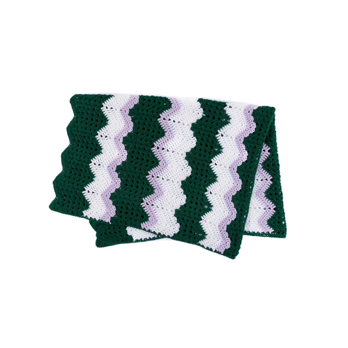 Love You Forever Crochet Blanket made using Red Heart yarn