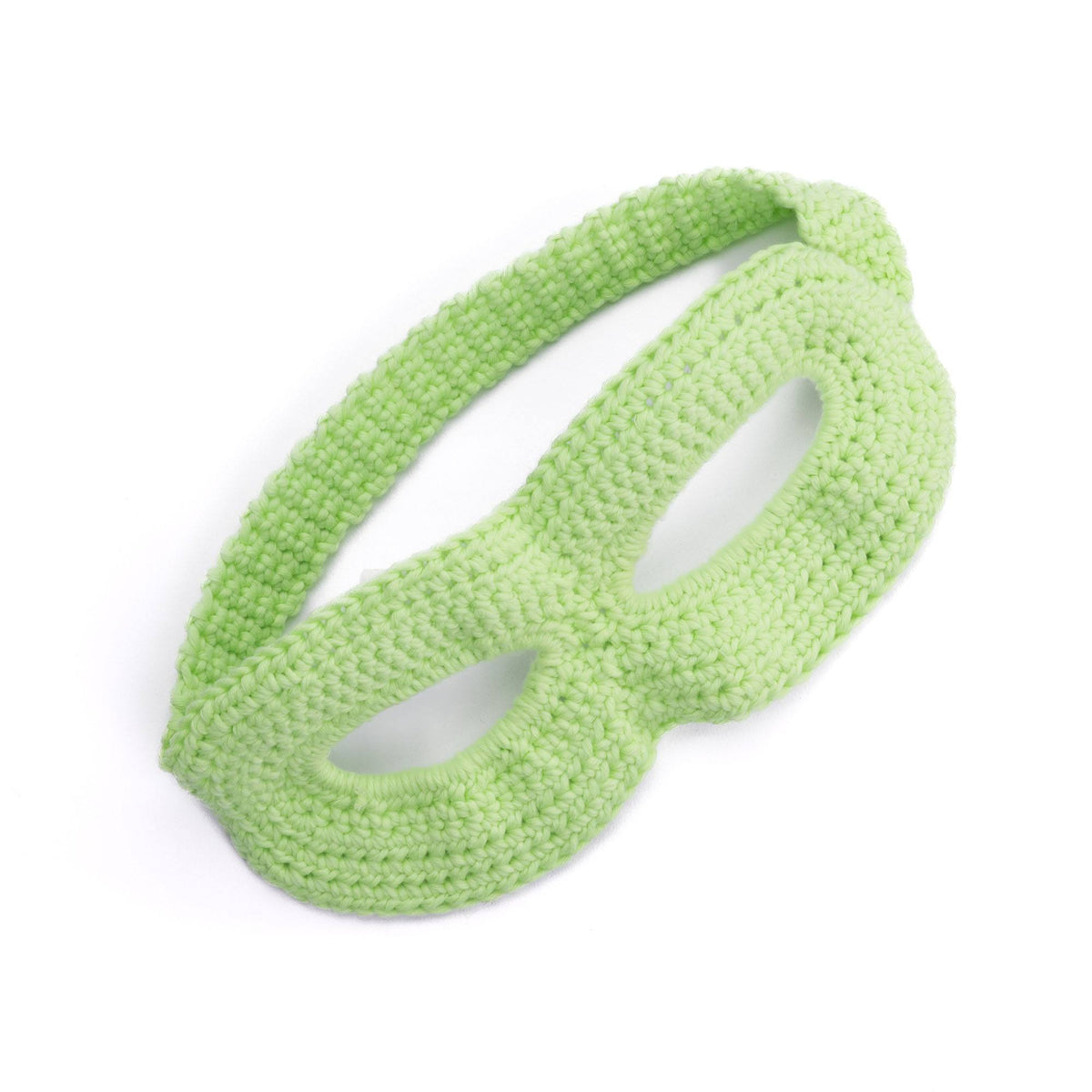 Radiant Defender Crochet Super Hero Mask made using Red Heart yarn