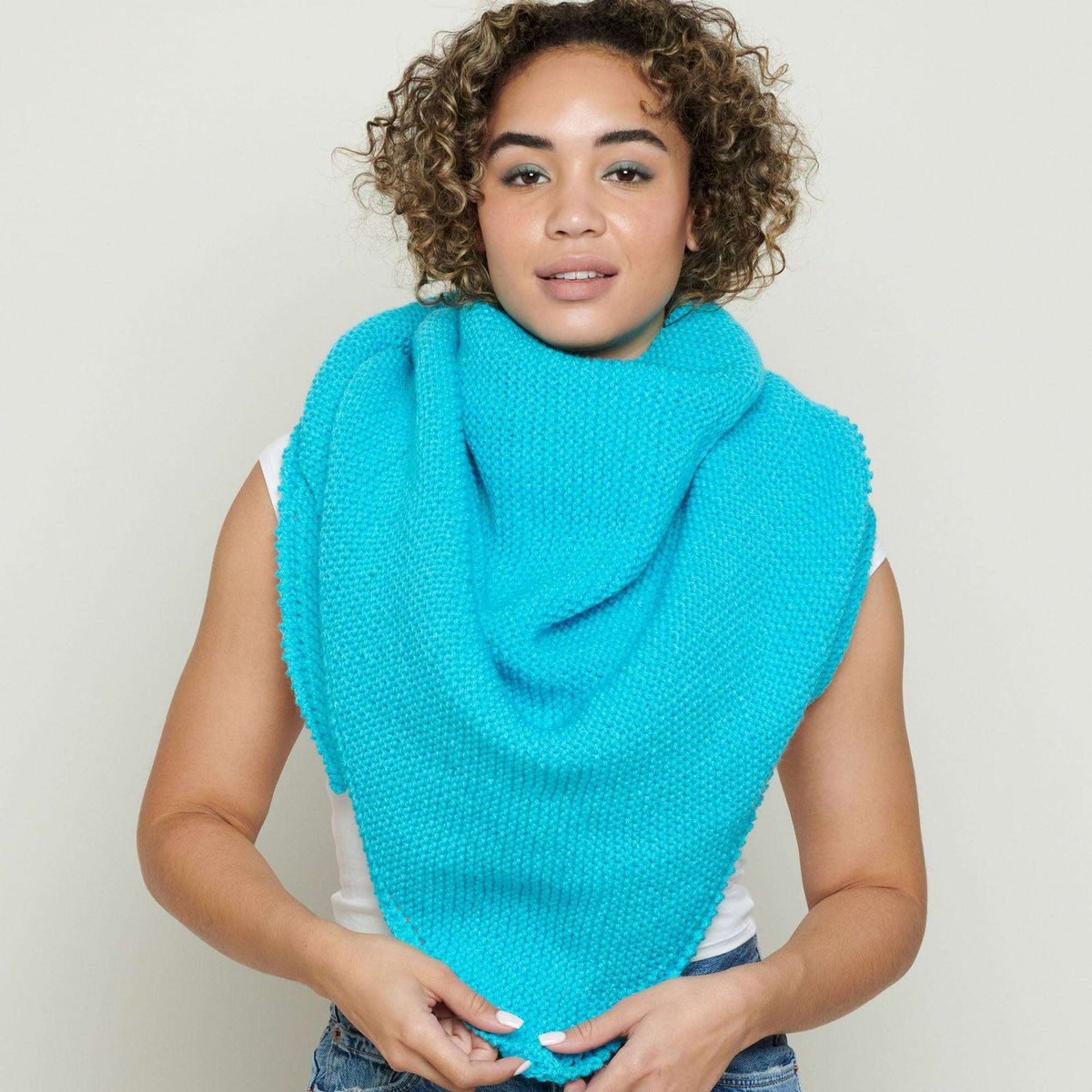 Knit made in Red Heart Super Saver yarn