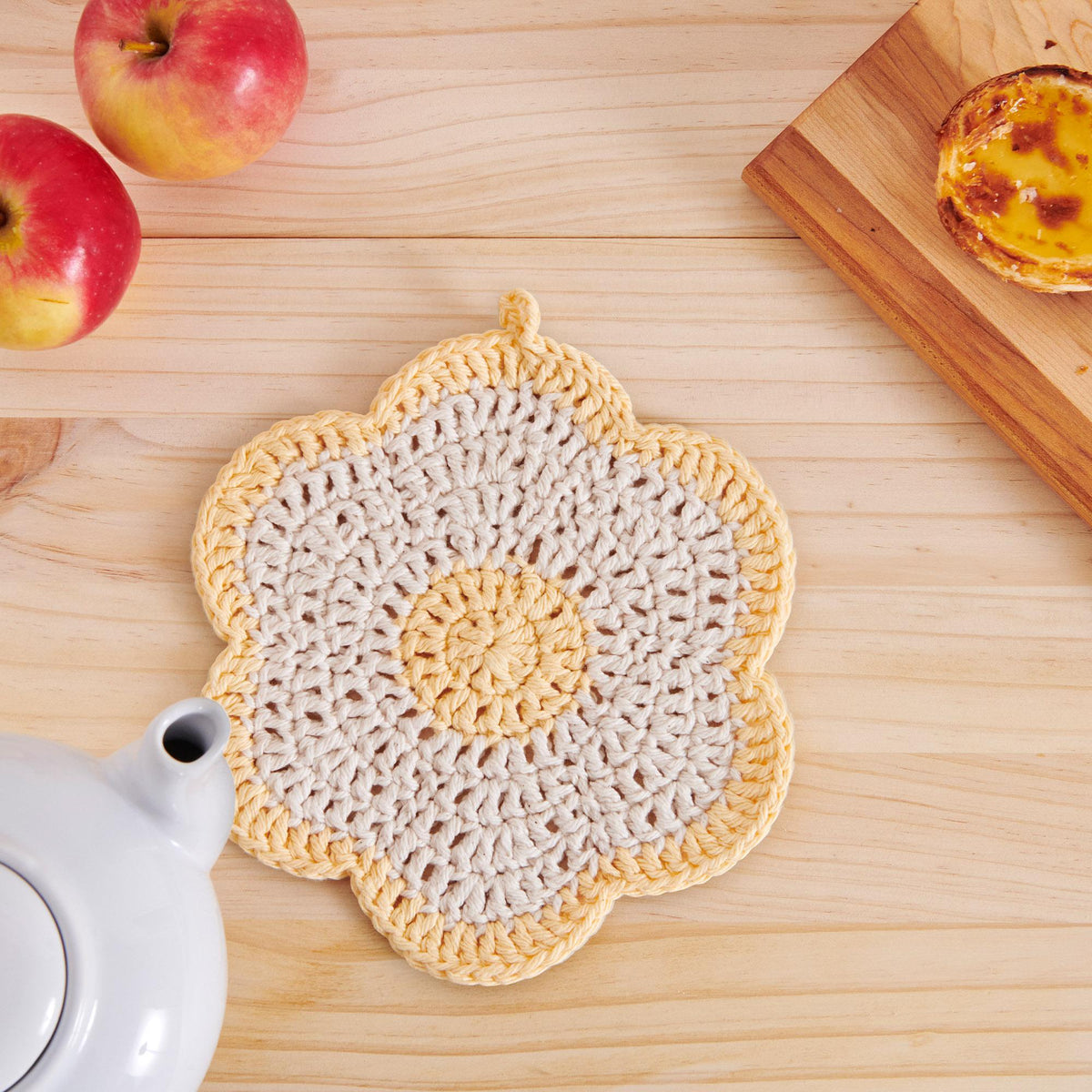 Crochet Dishcloth made in Lily The Original Yarn