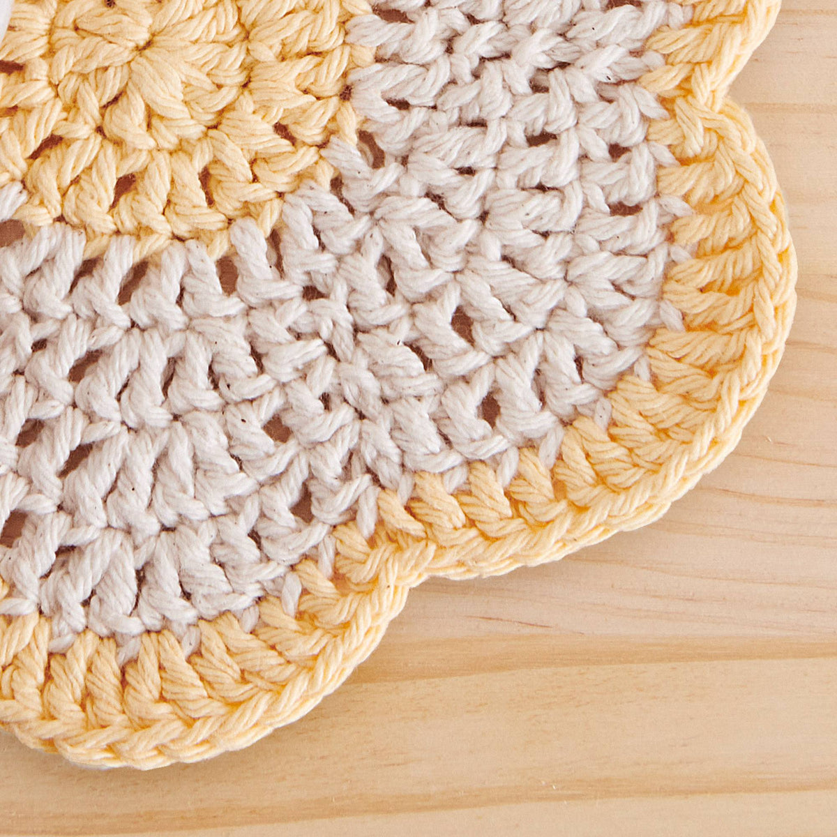 Crochet Dishcloth made in Lily The Original Yarn
