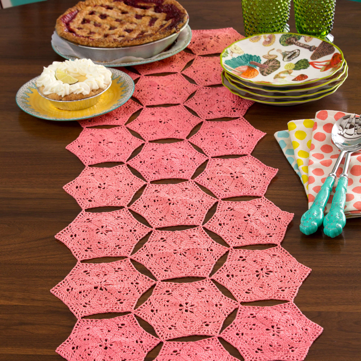 Crochet Kitchen Décor made in Aunt Lydia's Classic Crochet Thread yarn
