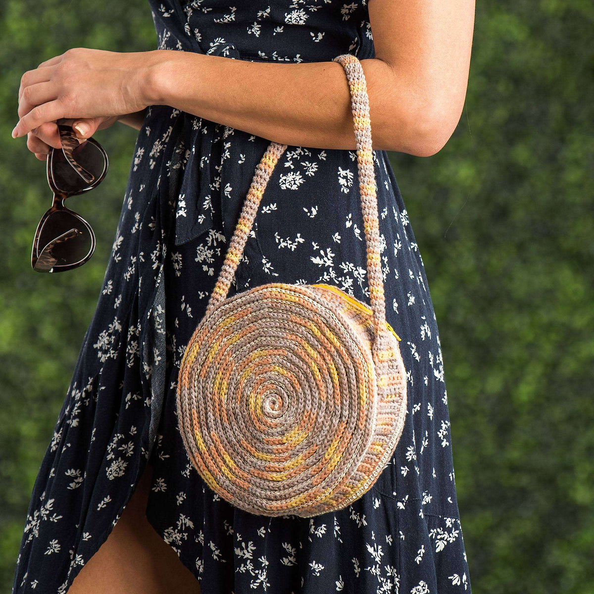 Crochet Bag made in Bernat Softee Cotton yarn