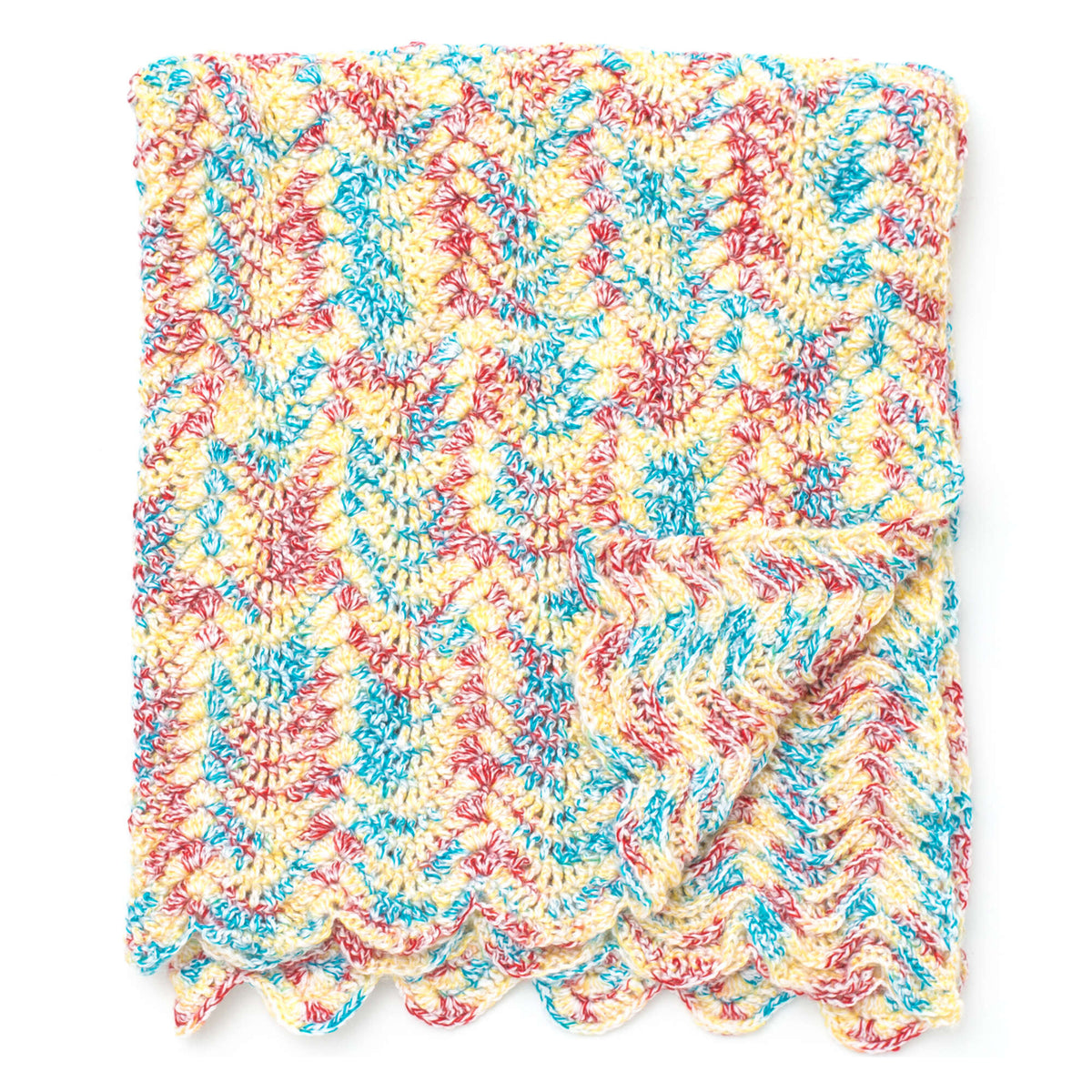 Crochet Blanket made in Bernat Softee Baby yarn