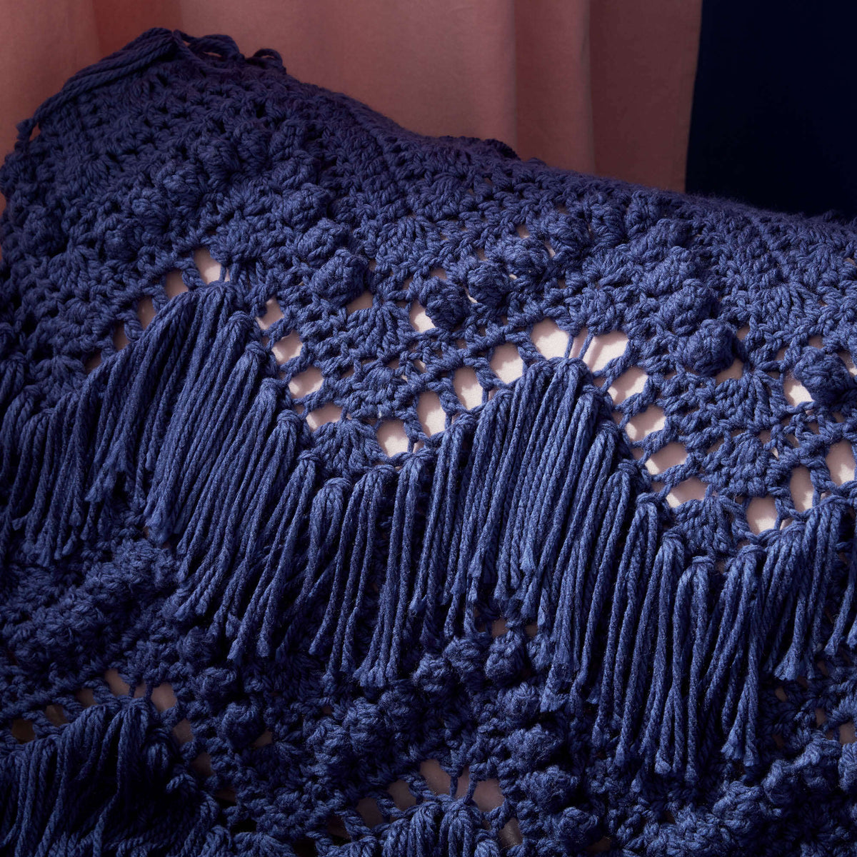 Crochet Blanket made in Bernat Softee Chunky yarn