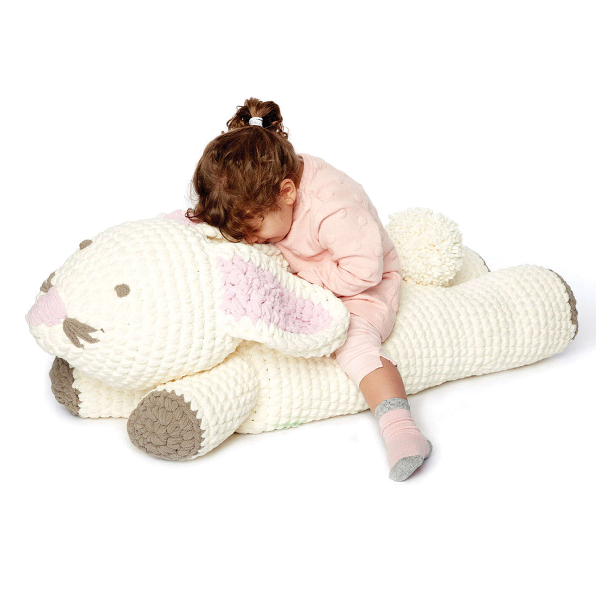 Crochet Pillow made in Bernat Baby Blanket yarn