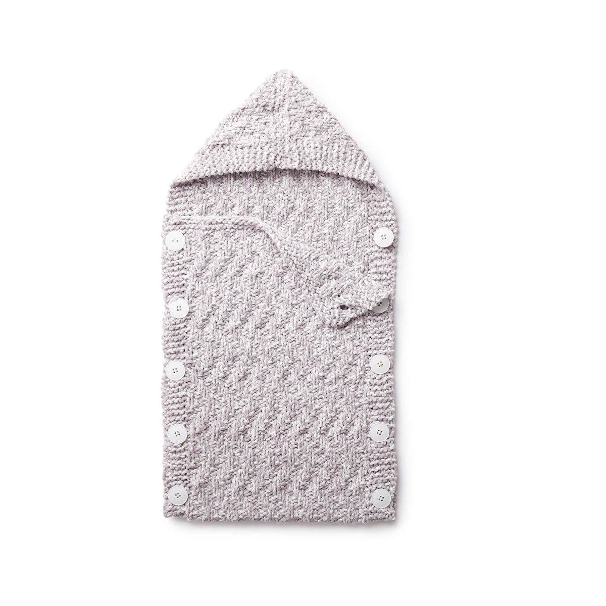 Knit Bag made in Bernat Baby Marly yarn