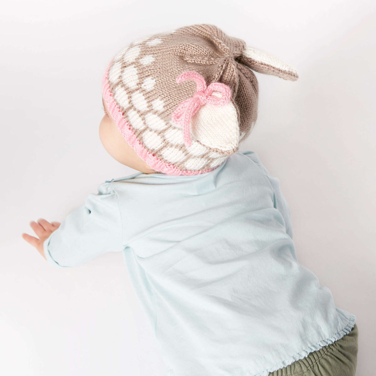 Knit Hat made in Bernat Softee Baby yarn