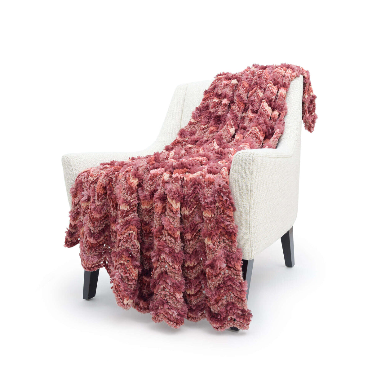 Knit Blanket made in Bernat Casa yarn