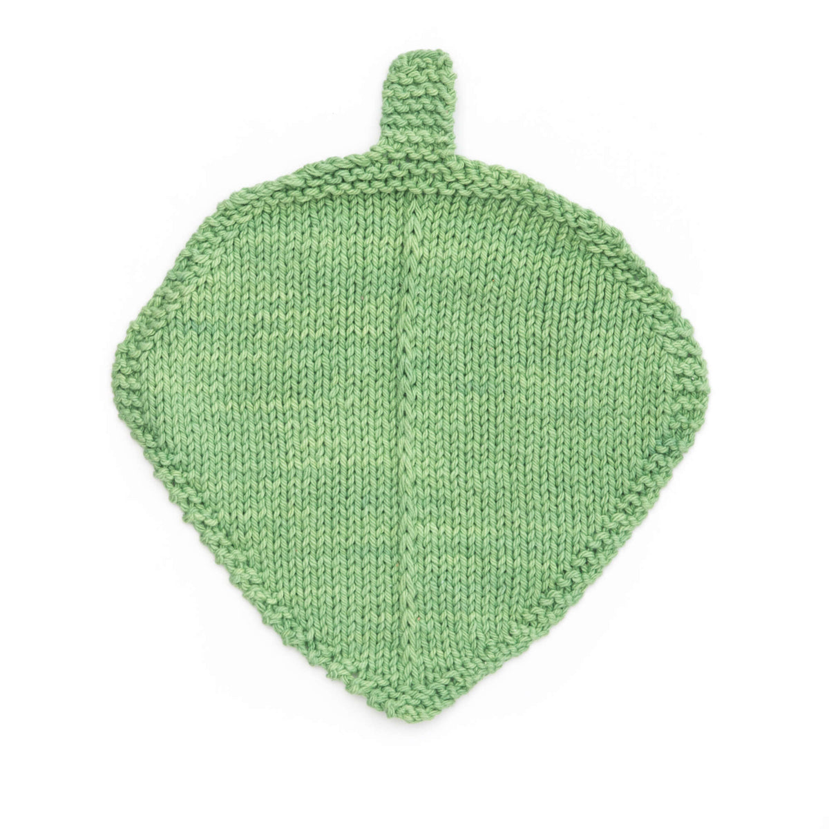 Knit Dishcloth made in Bernat Handicrafter Cotton yarn