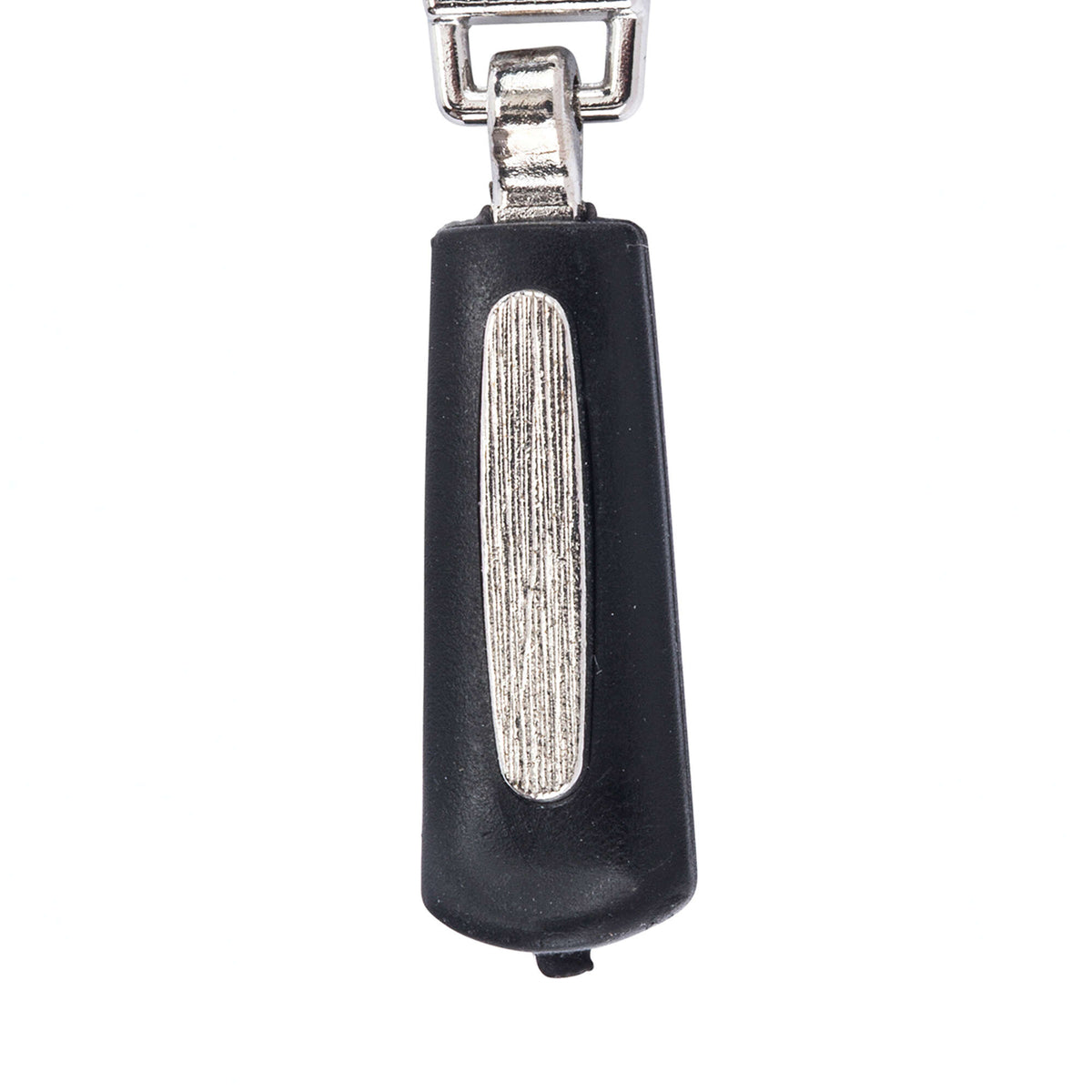 Silver & Black Rubber