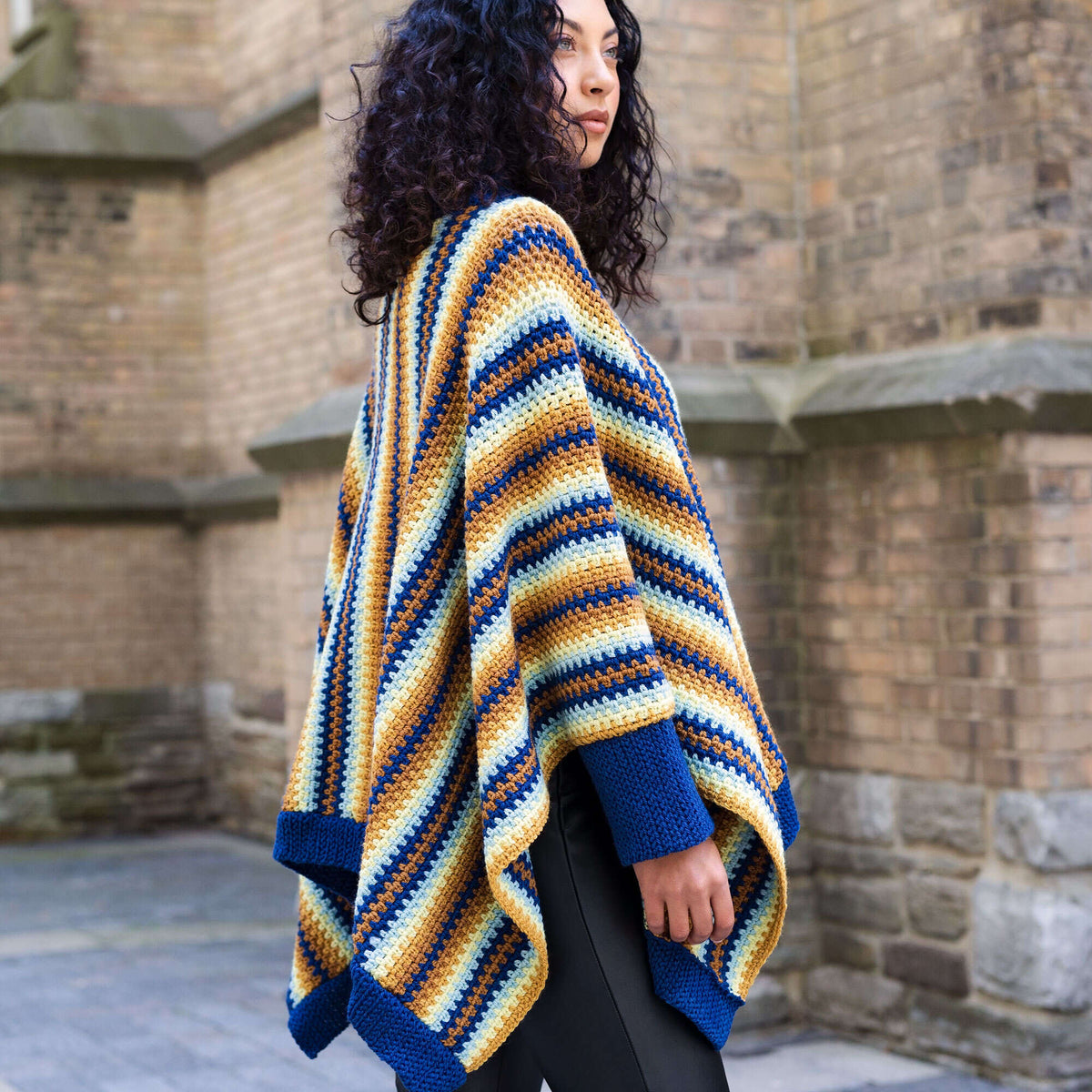 Navy Yellow Stripes