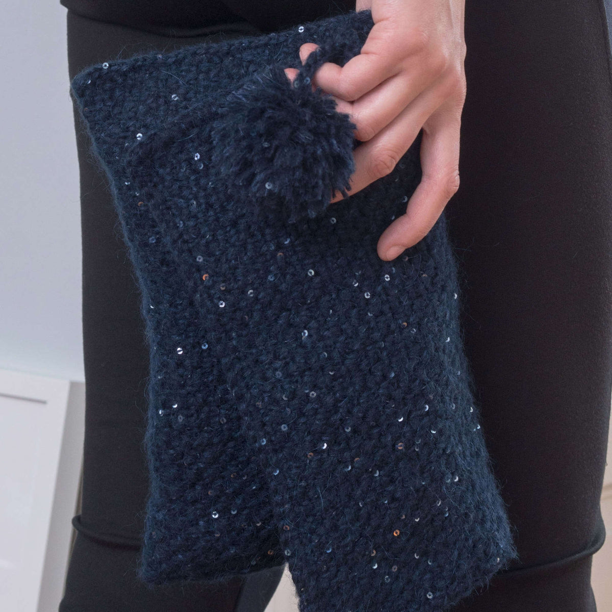 Crochet Clutch made in Red Heart An Italian Story Luce Yarn