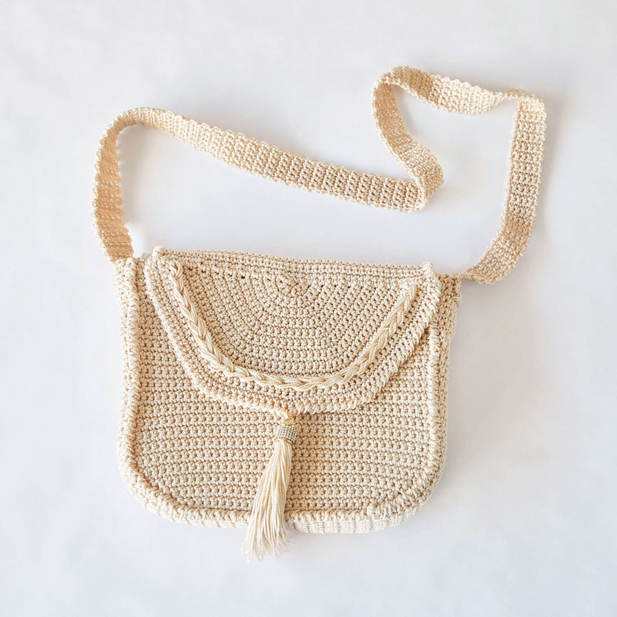 Crochet Bag made in Red Heart Nylon Crochet Thread Yarn