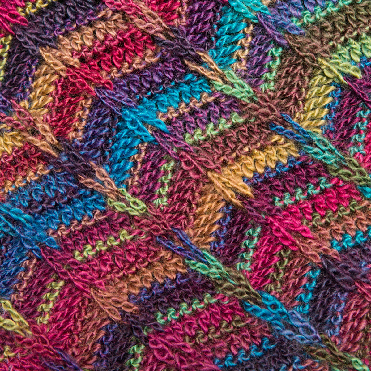 Crochet Poncho made in Red Heart Boutique Yarn