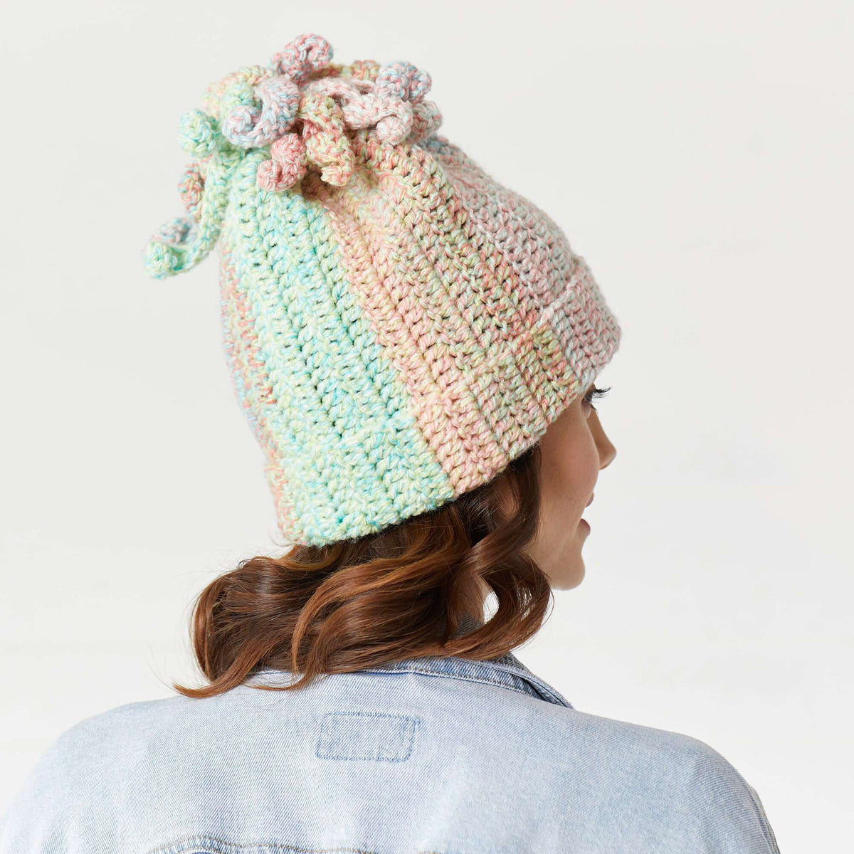 Crochet Hat made in Red Heart Yarn