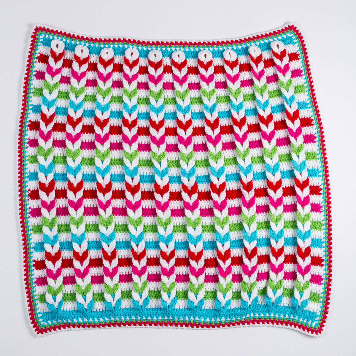 Crochet Blanket made in Red Heart Super Saver Yarn