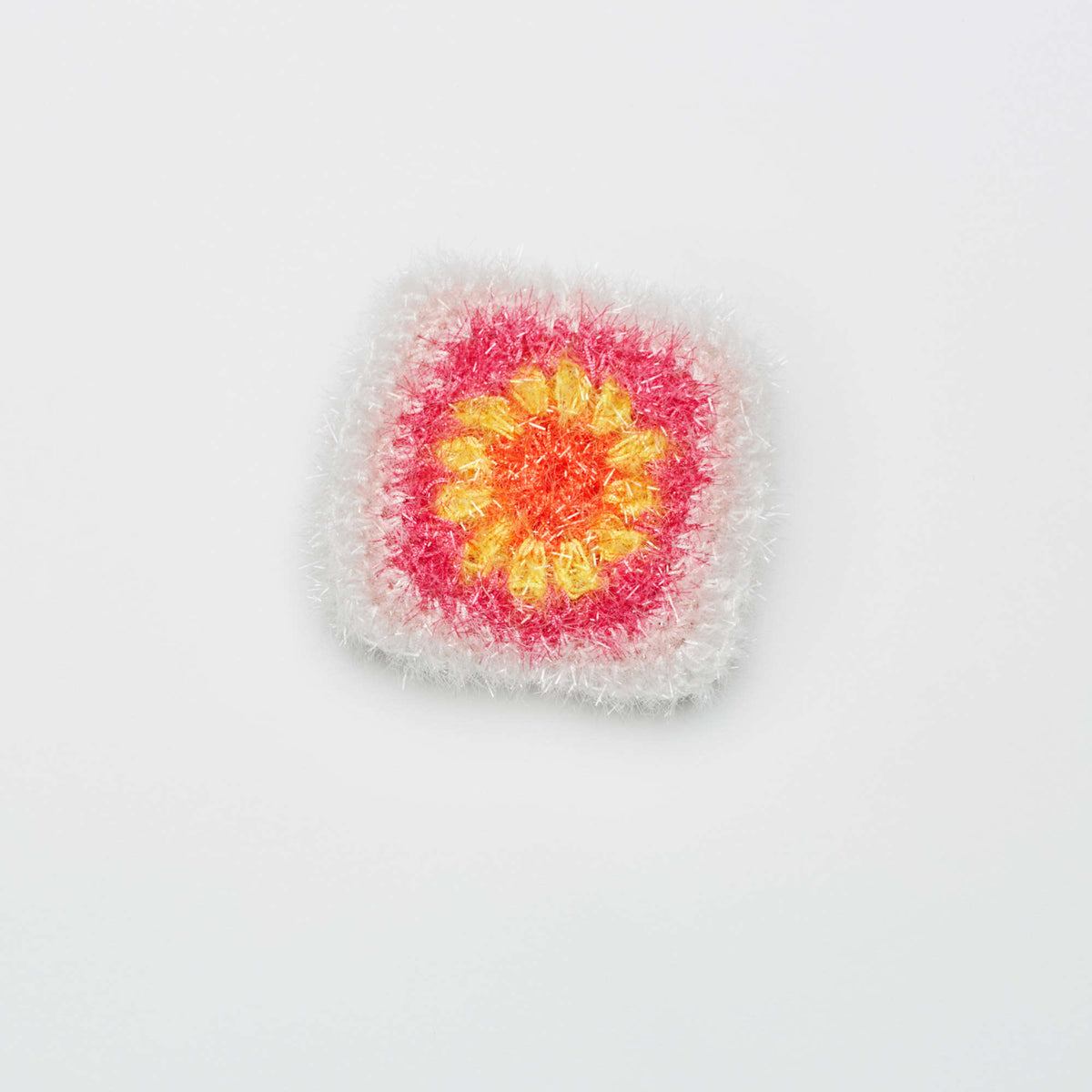 Crochet Scrubby made in Red Heart Scrubby Sparkle Yarn