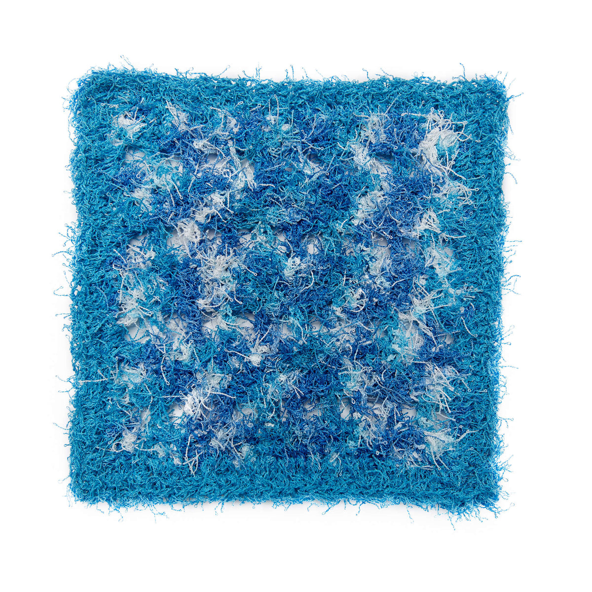 Crochet Dishcloth made in Red Heart Scrubby Yarn
